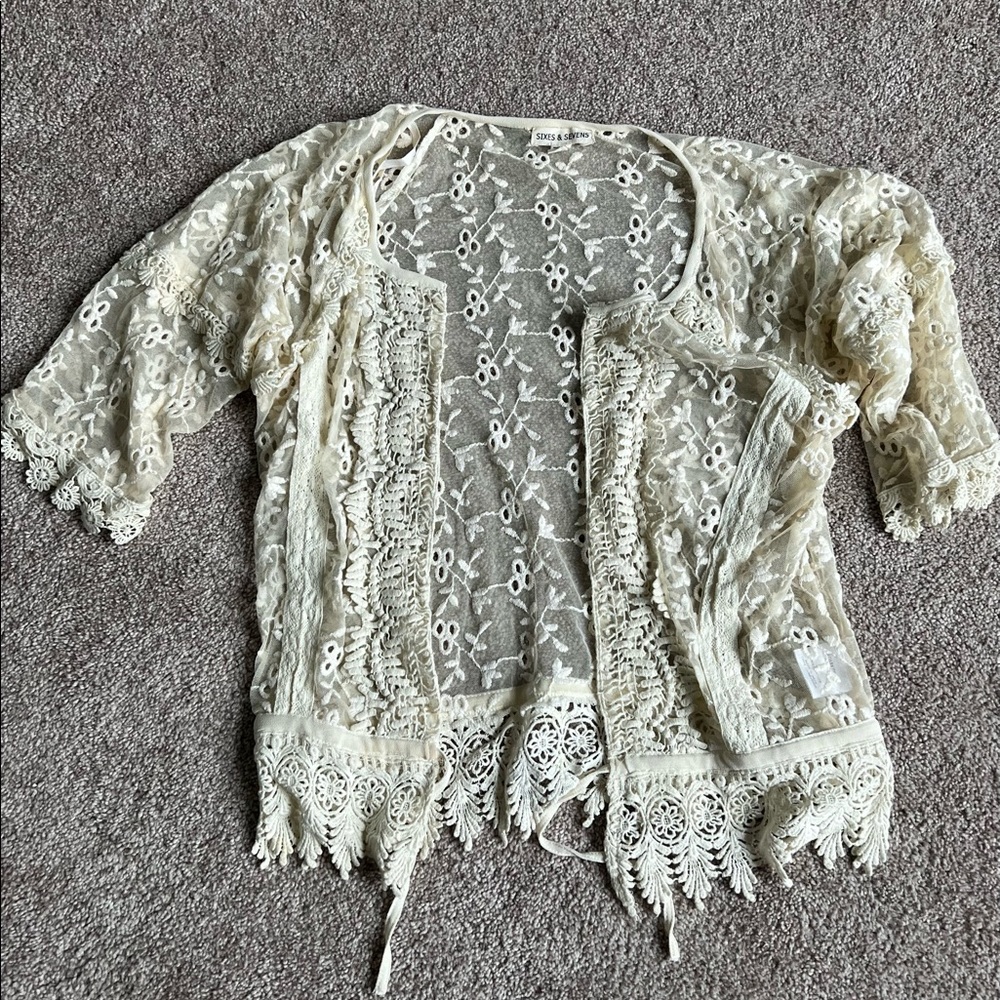 Sixes & Sevens Lace Cardigan